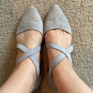 Charlotte Russe gray sandals